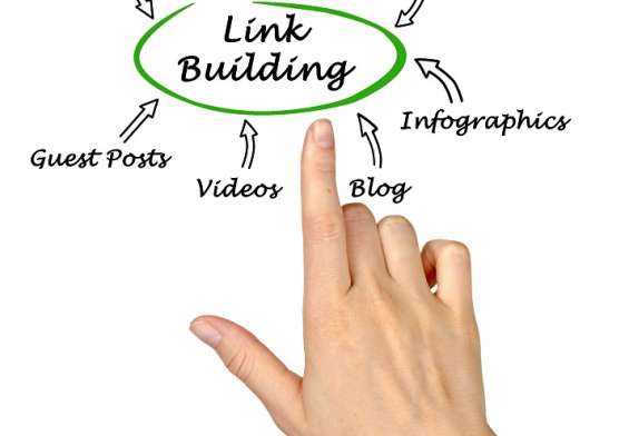 hand pointing to ways of link building