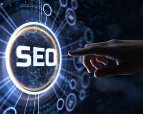 SEO digital marketing concept